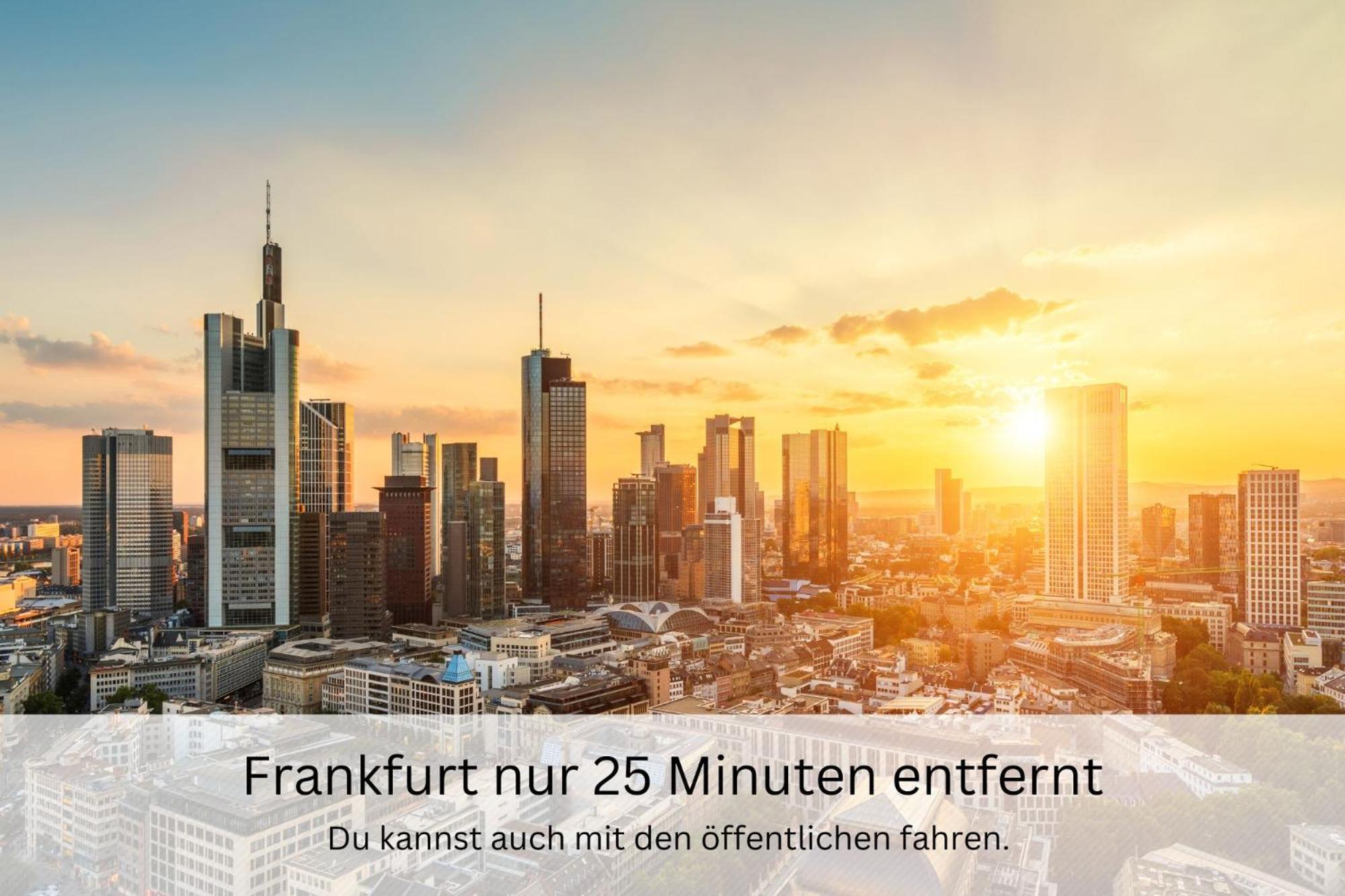 Urban Jungle Industrial Parkplatz Balkon Business Apartment Dreieich Luaran gambar